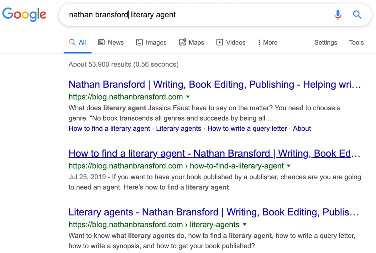 Nathan Bransford Google